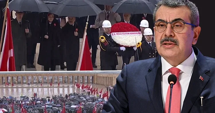 Ata nın çocuklara armağanı 23 Nisan: Milli Eğitim Bakanı Yusuf Tekin Anıtkabir de