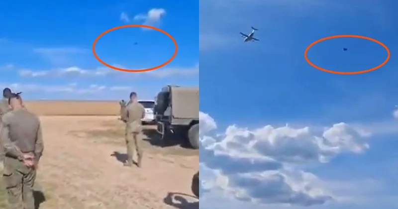 İspanya da tatbikat sırasında uçaktan bırakılan 600 bin euroluk zırhlı araç yere çakıldı