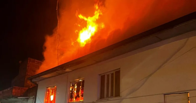 Bursa da evde çıkan yangında 1 kişi öldü