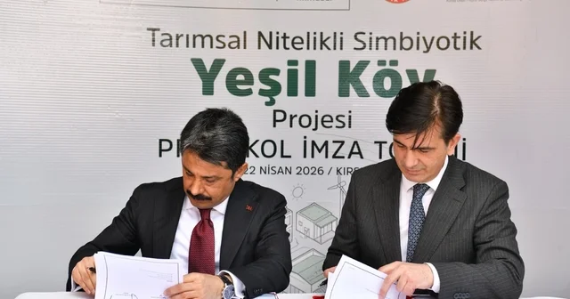 KOP destekli Yeşil Köy projesi için imzalar atıldı Kırşehir Haberleri