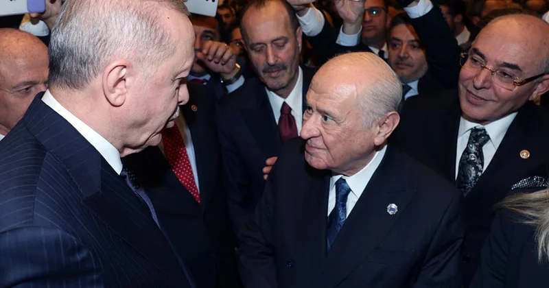 Bahçeli ile sohbet eden Erdoğan dan yağmur sorusuna dikkat çeken yanıt