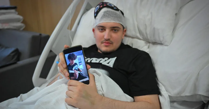 Beyin tümörü tedavisini tamamlayan Efe üniversite yolunda