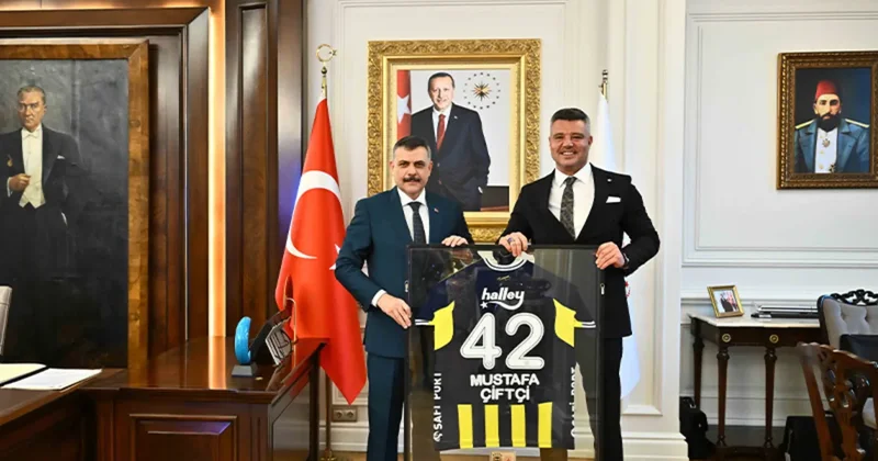 Fenerbahçe Başkanı Sadettin Saran’dan İçişleri Bakanı Mustafa Çiftçi’ye ziyaret!