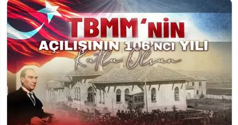 MSB, TBMM nin 106 ncı kuruluş yılını kutladı