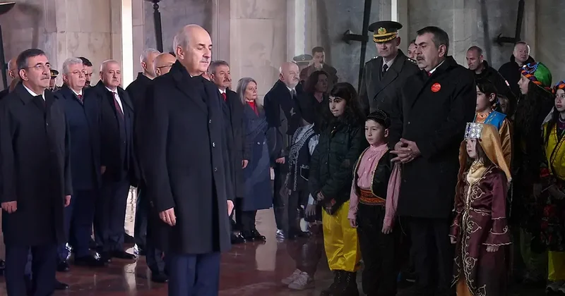 Devlet erkanından Anıtkabir ziyareti! 23 Nisan da Ata nın huzuruna çıktılar