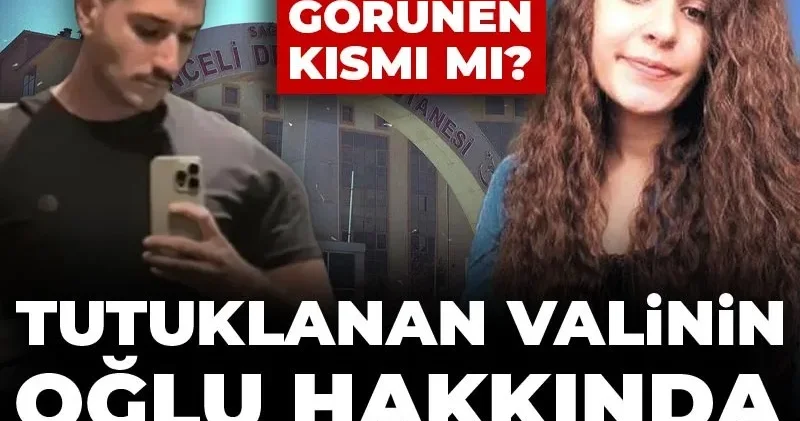 Tutuklanan valinin oğlu hakkında villa partileri iddiası! Gülistan Doku buzdağının görünen kısmı mı?