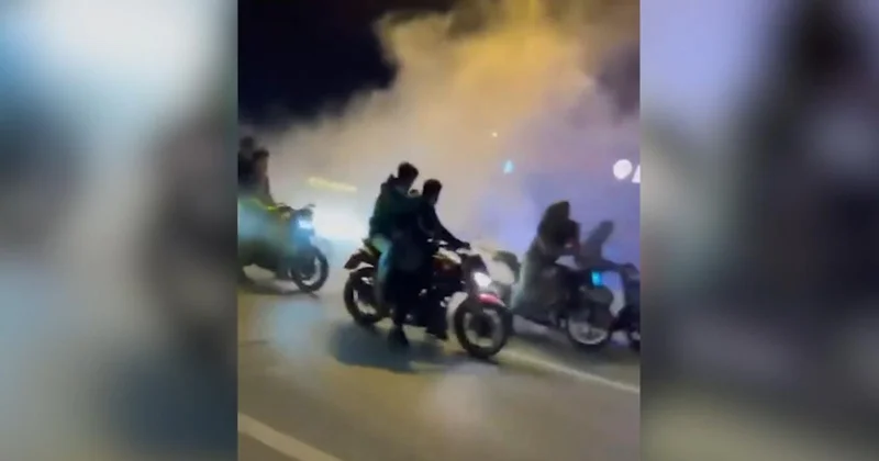 Trafiği tehlikeye düşüren motosikletlilere 870 bin lira ceza