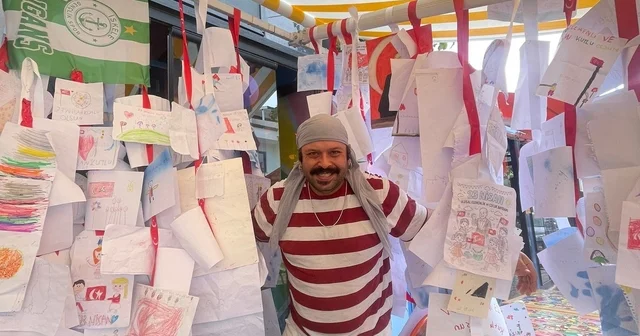 Datça da 10 yıllık iyilik geleneği: Atatürk ünü çiz, pizzanı al Muğla Haberleri