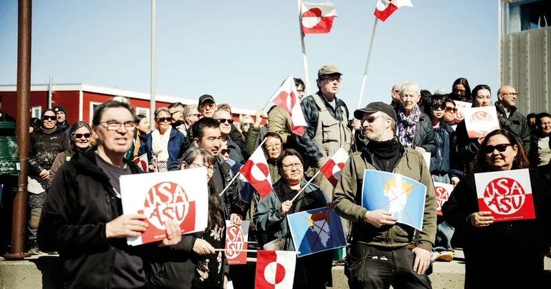 Grönland’da ABD’ye konsolosluk protestosu