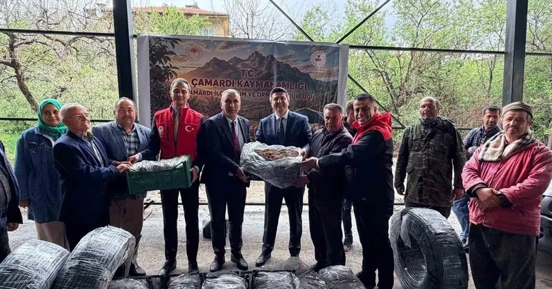 Çamardı’da üreticilere 90 bin çilek fidesi desteği