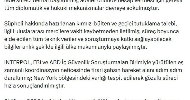 Gülistan Doku Davasında Firari Şüpheli Yakalandı