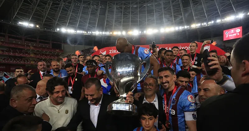 TFF den şampiyon Trabzonspor a tebrik!