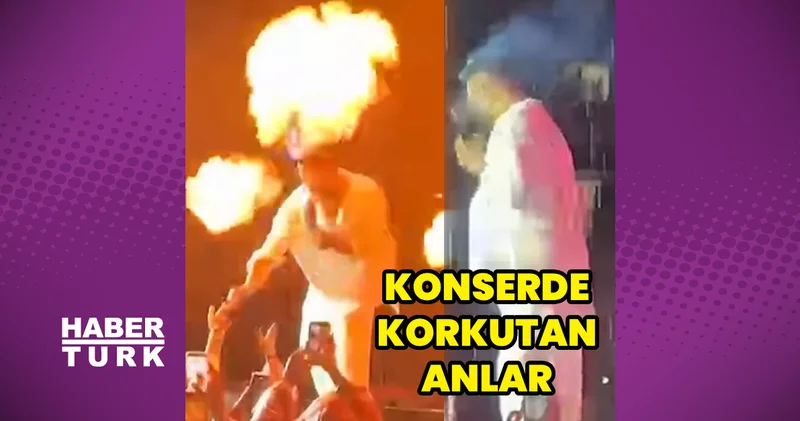 Tan Taşçı nın konserinde korkutan anlar