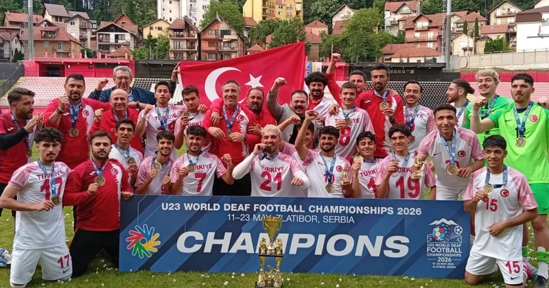 23 Yaş Altı İşitme Engelliler Futbol Milli Takımı, dünya şampiyonu oldu