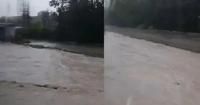 Ankara da sağanak; yollar suyla doldu