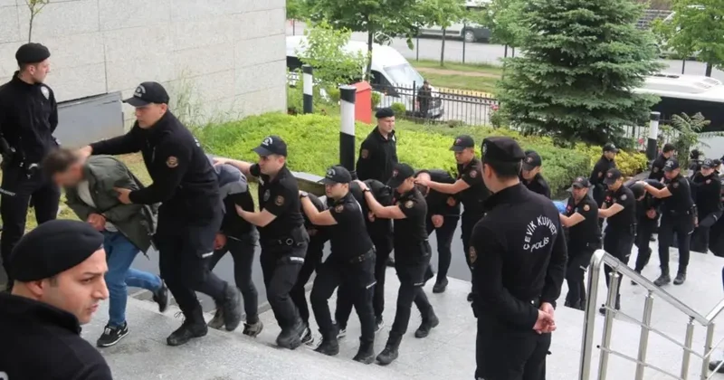 954 milyon liralık vurgunun operasyon anı kamerada: 35 tutuklama