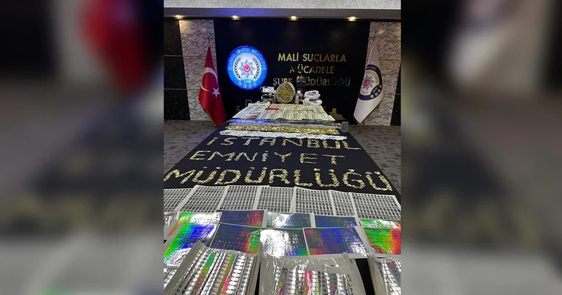 İstanbul da sahtecilik operasyonu: Yüklü miktarda altın ve döviz ele geçirildi