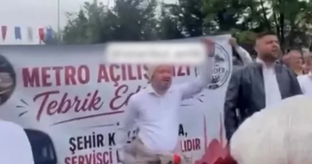 Servisçiler Sultanbeyli metrosunun açılmasını protesto etti VİDEO İZLE