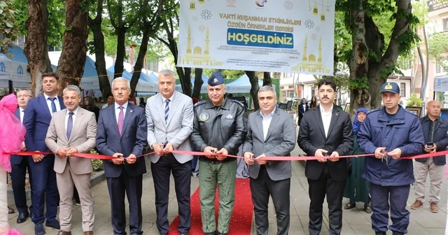 Merzifon da Vakti Kuşanmak projesi kapsamında sergi açıldı Amasya Haberleri