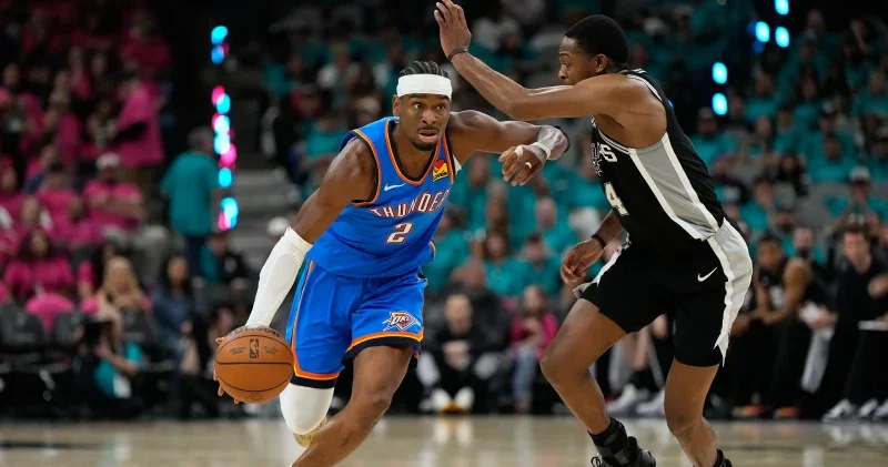 Thunder deplasmanda Spurs ü devirdi Basketbol Haberleri