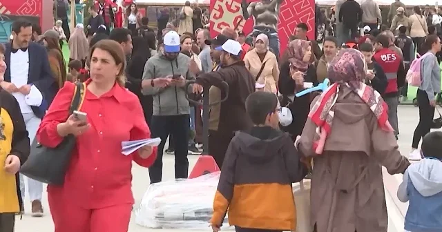 Atatürk Havalimanı doldu taştı: Etnospor Kültür Festivali ne gençlerden ve çocuklardan tam not VİDEO İZLE