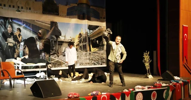Gazze nin sessiz çığlığı Kahta da yankılandı Adıyaman Haberleri