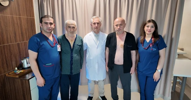 Kilometrelerce uzaklıktan Denizli ye gelen 2 hasta başarılı bypass ameliyatlarıyla sağlığına kavuştu Denizli Haberleri