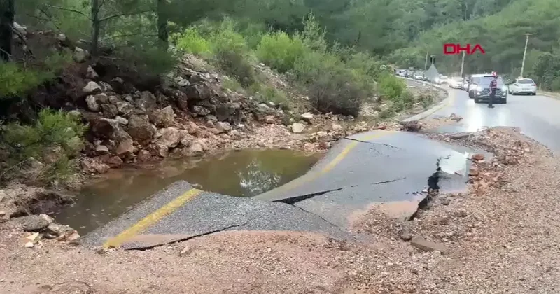 Yer: Bodrum! Ana su isale hattı patladı