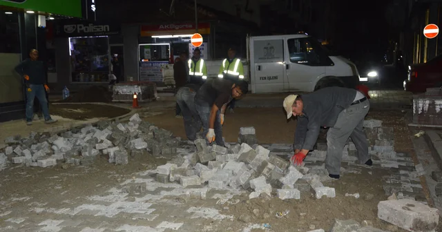 Samsun un Havza ilçesinde selde zarar gören yollarda bakım ve onarım yapılıyor Samsun Haberleri