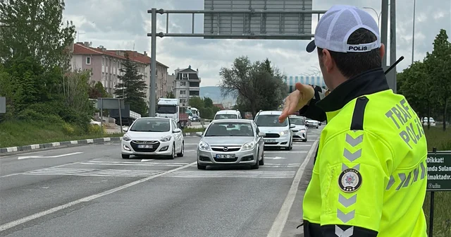 Kütahya trafiğinde bayram yoğunluğu Kütahya Haberleri