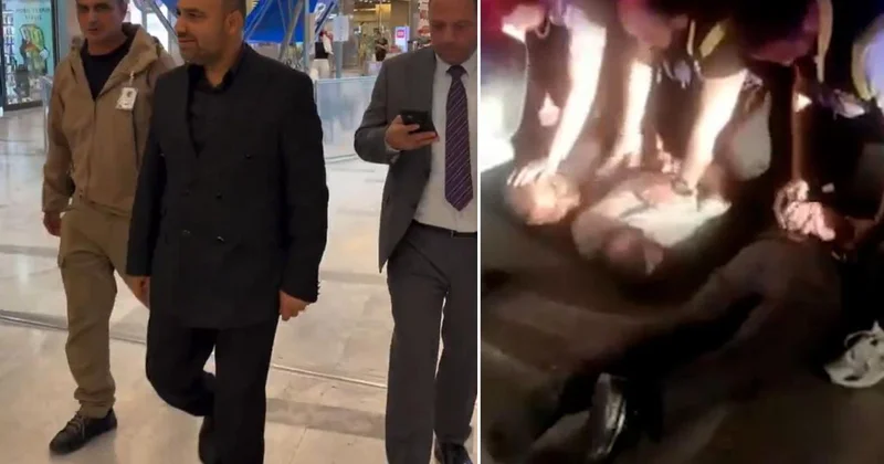 Ünvanını söyleyip AVM denetlemeye kalktı, polis fena paketledi