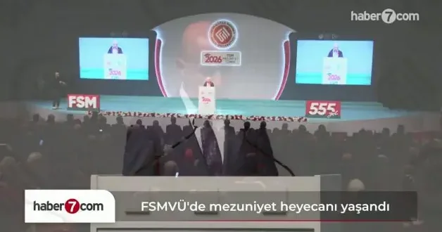 FSMVÜ de mezuniyet heyecanı yaşandı