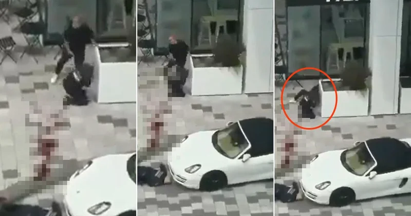 Kanada daki silahlı saldırıda polisin bir sivili vurduğu anlar kamerada