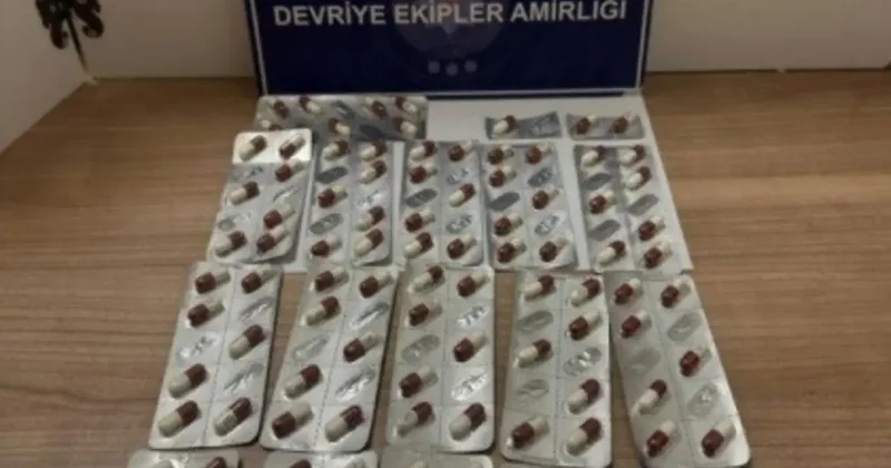 Keşan’da bir şüphelinin üzerinde 115 sentetik ecza ele geçirildi