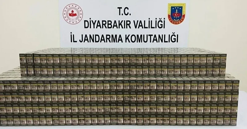Diyarbakır’da 14 bin 988 paket kaçak sigara ele geçirildi