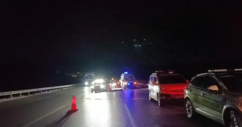 Bursa Çevre Yolunda önce TIR, ardından otomobilin çarptığı yaya öldü