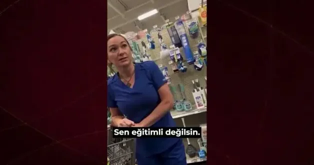 Tesettürlü kadınları markette görünce gözü döndü: İslam a dil uzattı