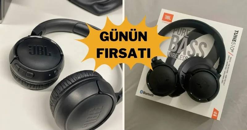 Hafif tasarımı ve güçlü ses performansı: JBL kulaklık indirimde
