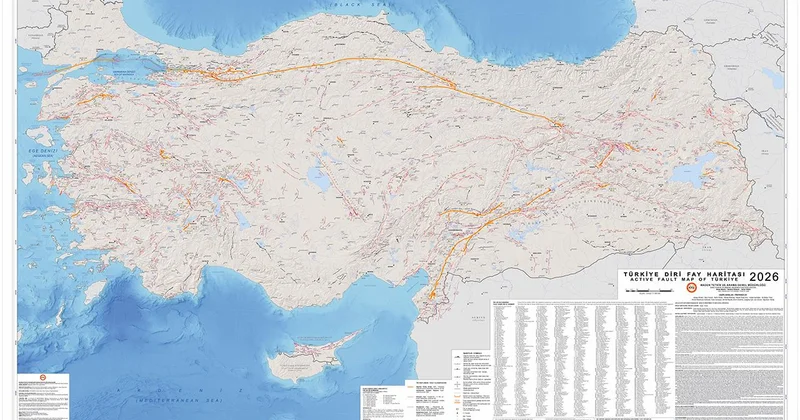 Türkiye Diri Fay Haritası stratejik rehber olacak