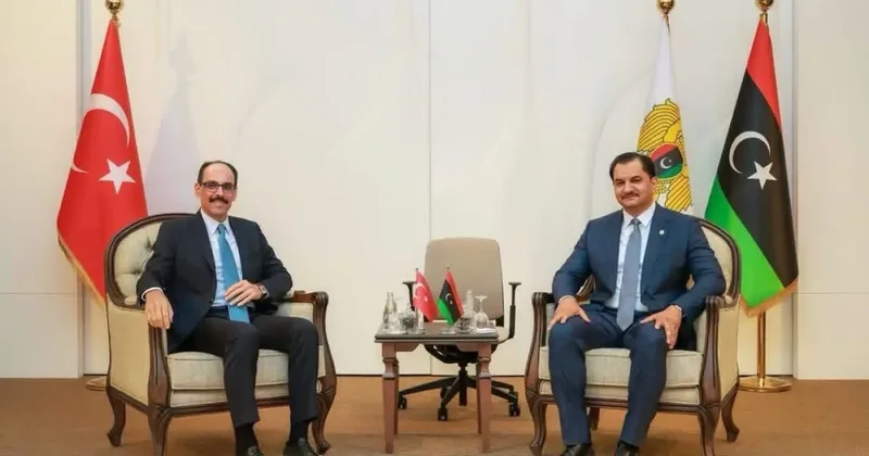 MİT Başkanı Kalın, Saddam Hafter ile Libya da görüştü