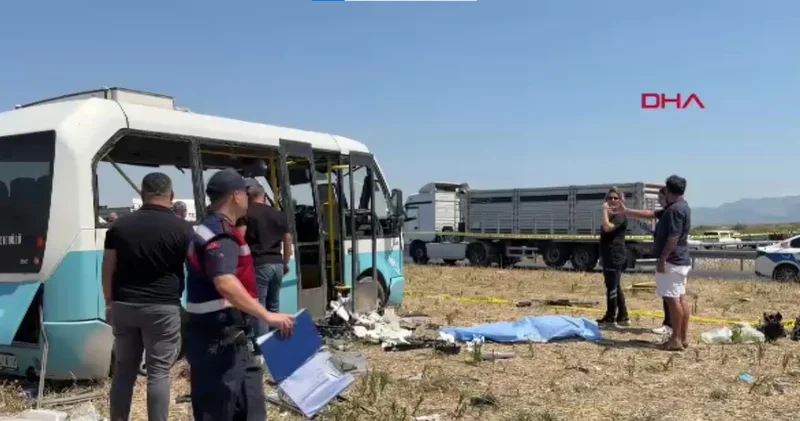 Manisa’da feci kaza! 1 kişi öldü 11 kişi yaralandı... Kazanın görüntüleri ortaya çıktı