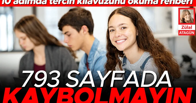 10 adımda tercih kılavuzunu okuma rehberi… 793 sayfada kaybolmayın
