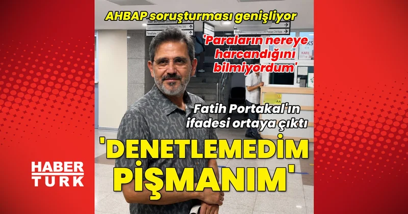 Fatih Portakal adliyeden ayrıldı! AHBAP soruşturması kapsamında ifadeye çağrılan 5 isimden biri Fatih Portakal! Son dakika haberler Son dakika haberleri