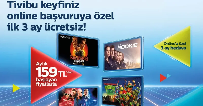 Tivibu’dan yeni müşterilere özel ilk 3 ay ücretsiz eğlence paketi