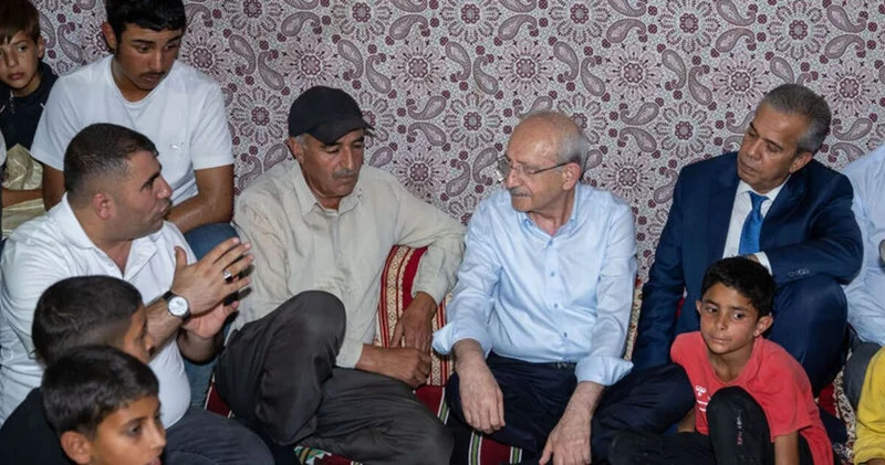 CHP Genel Başkanı Kılıçdaroğlu, mevsimlik tarım işçileriyle bir araya geldi