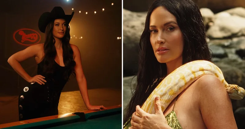 Ünlü şarkıcı Kacey Musgraves yağmur ormanında soyundu