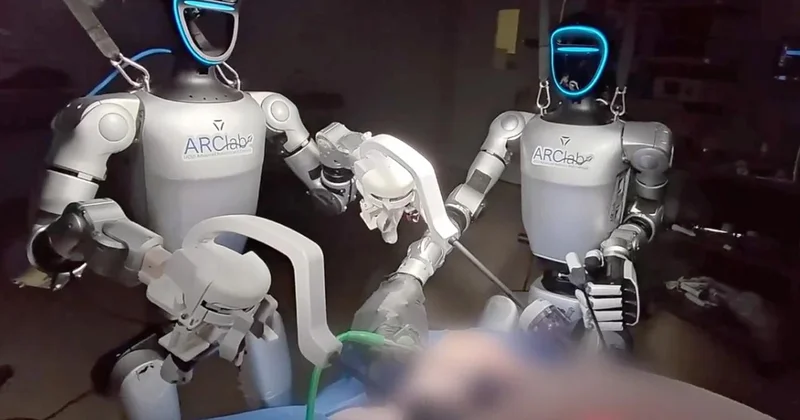 Tarihte ilk kez insansı robotlar canlı hayvanlar üzerinde ameliyat gerçekleştirdi