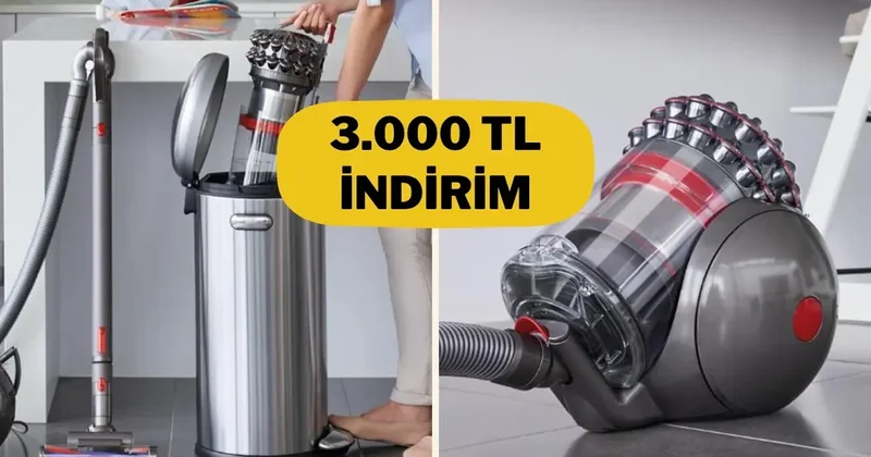 Dyson Cinetic Big Ball süpürgede 3.000 TL indirim başladı!