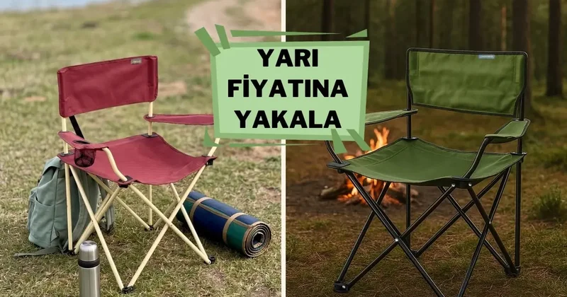 Yarı fiyatına kamp keyfi! Uniqamp sandalye sınırlı süreyle indirimde