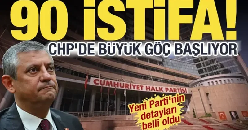 CHP de tarihi kopuş! Toplu istifa hazırlığı yapılıyor: 90 vekil imzalayacak...